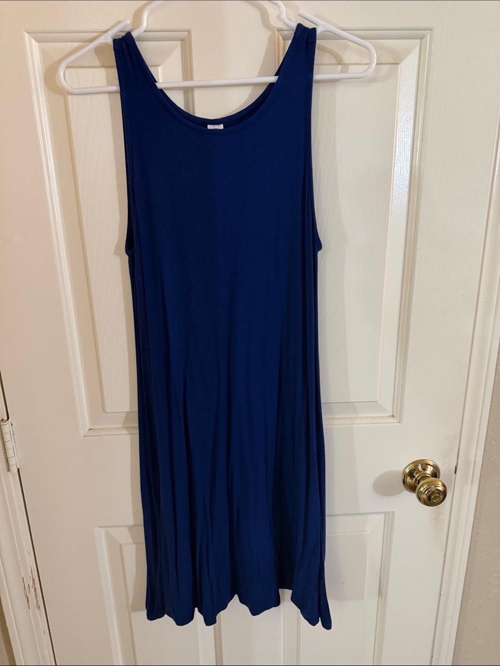Old Navy Sleeveless Swing Dress in Deep Navy